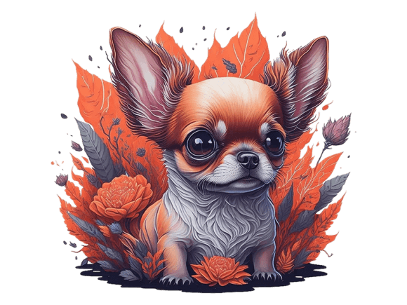 Download Cute Floral Chihuahua Sublimation 7 - Chihuahua Collection
