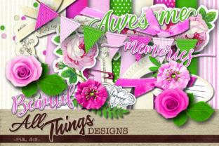 Download Coming Up Roses Digital Scrapbook Kit - Digital Collection
