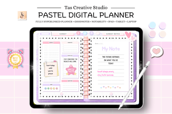 Download Undated Digital Planner IPad, Goodnotes - Digital Collection