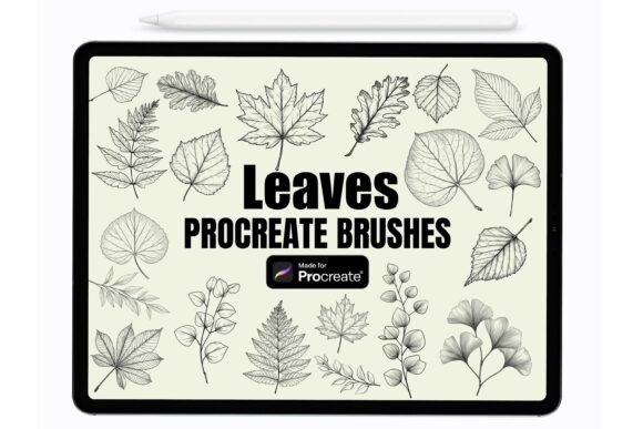 Download Leaves Procreate Stamps - Brushes - Premium Resources