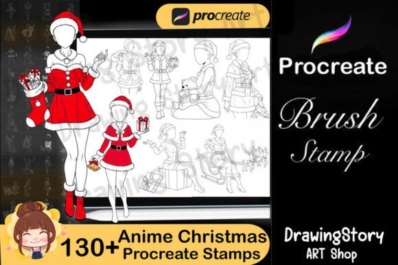 Download 130+ Anime Christmas Brushes Procreate - Anime Collection
