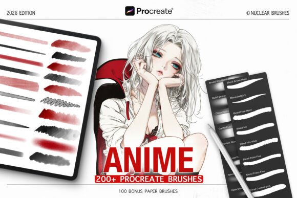 Download Procreate Brushes - Soft Anime Renderig - Anime Collection