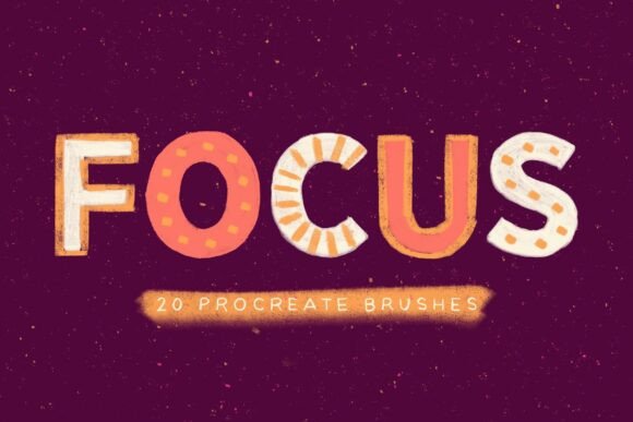 Download Focus Procreate Brushes. Digital Drawing - Digital Collection